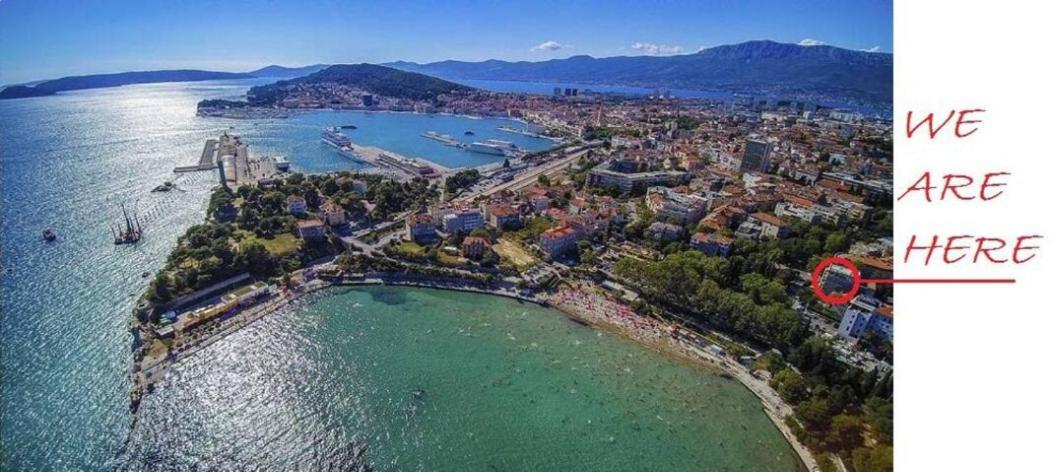Studio at Bacvice Beach Split Exterior foto